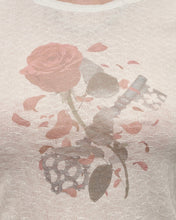 Load image into Gallery viewer, Tiny Room Rose T-shirt White
