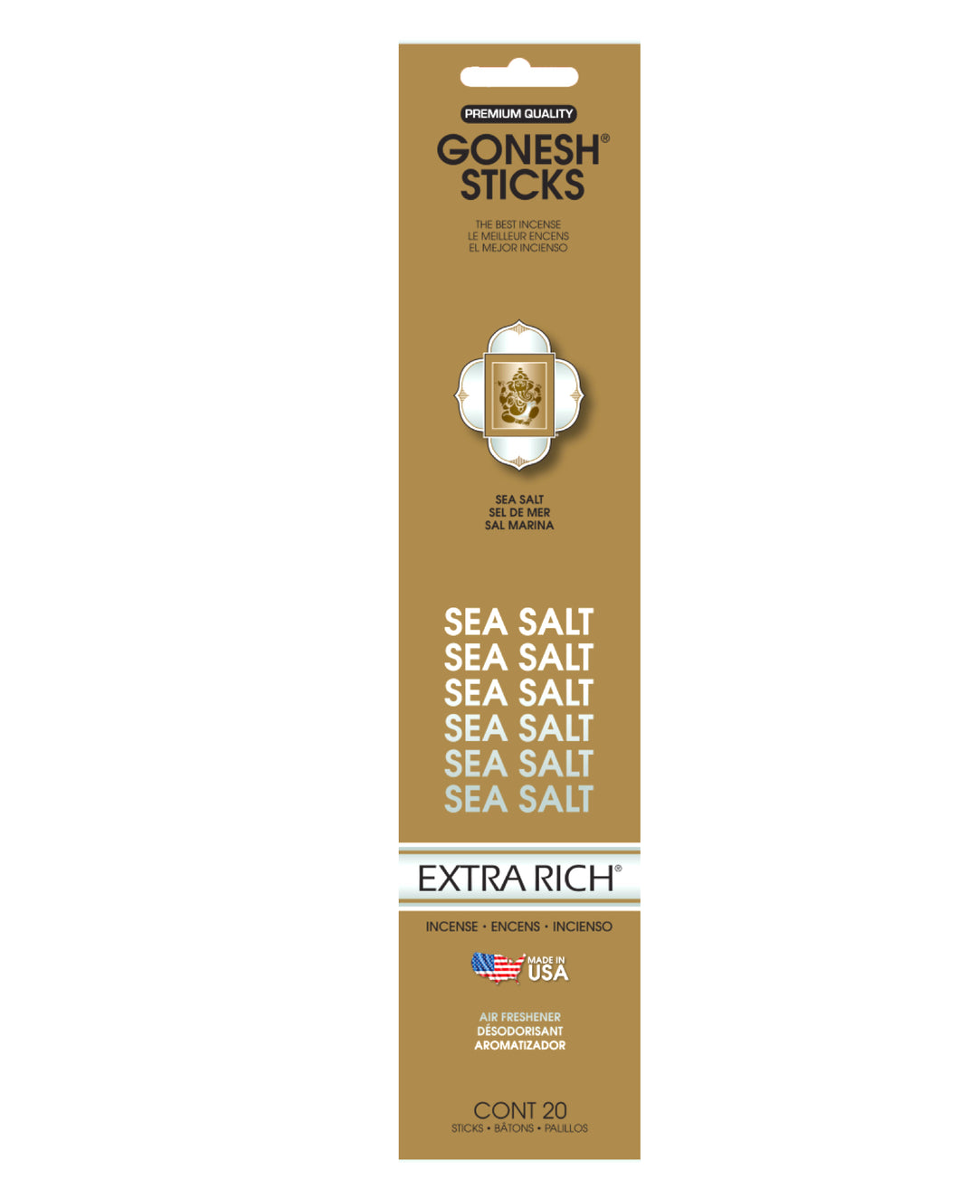 GONESH Incense Stick Sea Salt