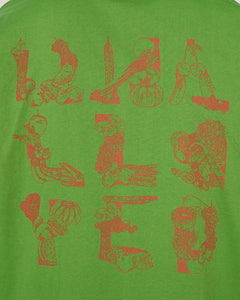 UNALLOYED Vegetable Logo T-shirt Green